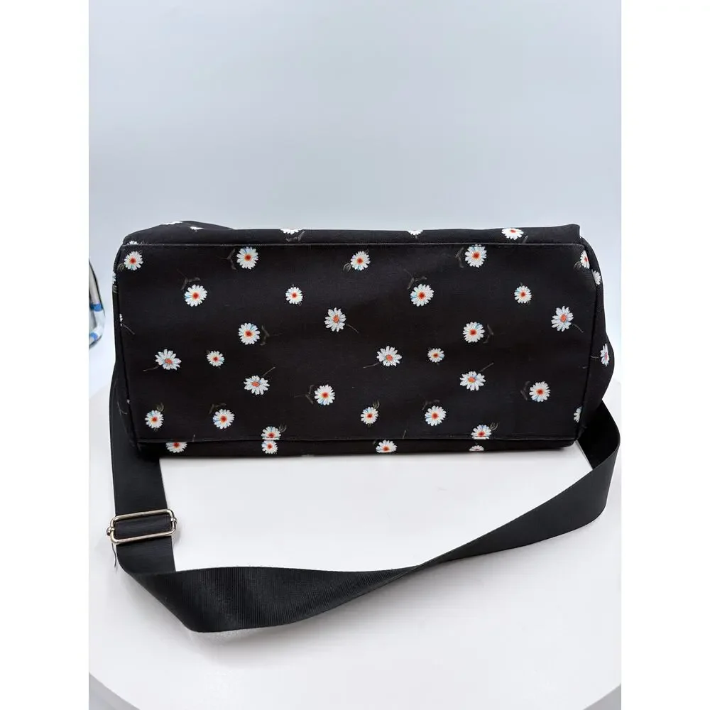 Alice + Olivia Tote black with daisy's